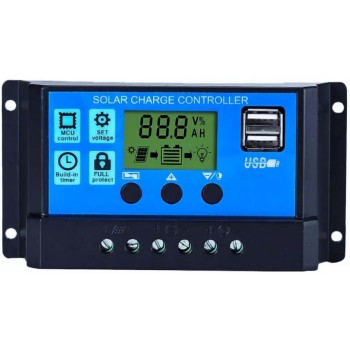 Αυτόματος φορτιστής 30Α ηλιακού πλαισίου HC 1020