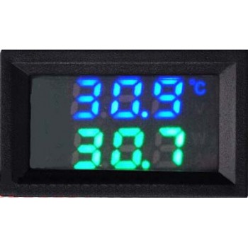 Διπλό θερμόμετρο 4-30V