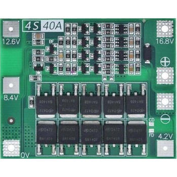 Φορτιστής BMS 4 μπαταριών λιθίου
