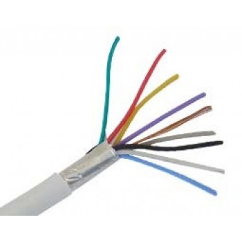 Καλώδιο συναγερμού CCA 8 αγωγών 8x0.22 με Θωράκιση Αλουμινίου