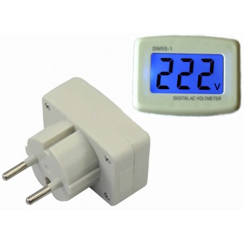 Βολτόμετρο 220V πρίζας