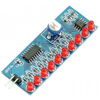 Δεκαδικός απαριθμητής με 10 led