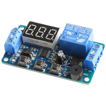 Χρονοδιακόπτης12V 0-999 δευτερόλεπτα