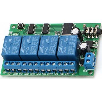 Τηλεχειρισμός μέσω τηλεφώνου 4 καναλιών