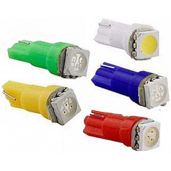 Λάμπα led red 12V T5