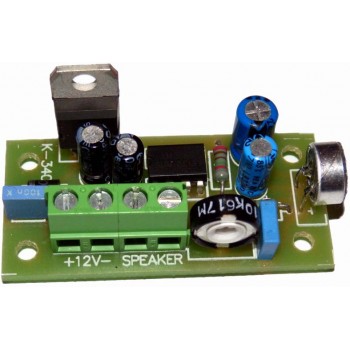 Μονοφωνικός ενισχυτής πυκνωτικού μικροφώνου 0,7W M-340