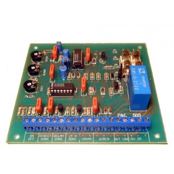 Πίνακας συναγερμού 12V με 3 ζώνες για μεγάλους χώρους M-503
