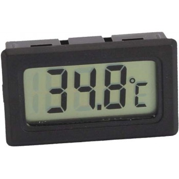 Θερμόμετρο μαύρο με εξωτερικό αισθητήρα