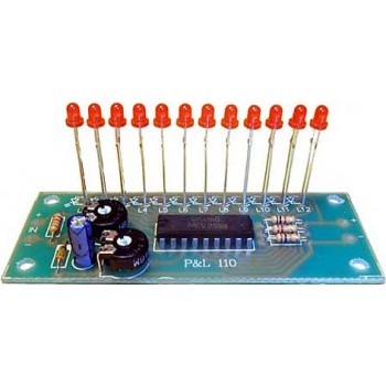 Γραμμικός μετρητής συνεχούς τάσης με 12 led M-110